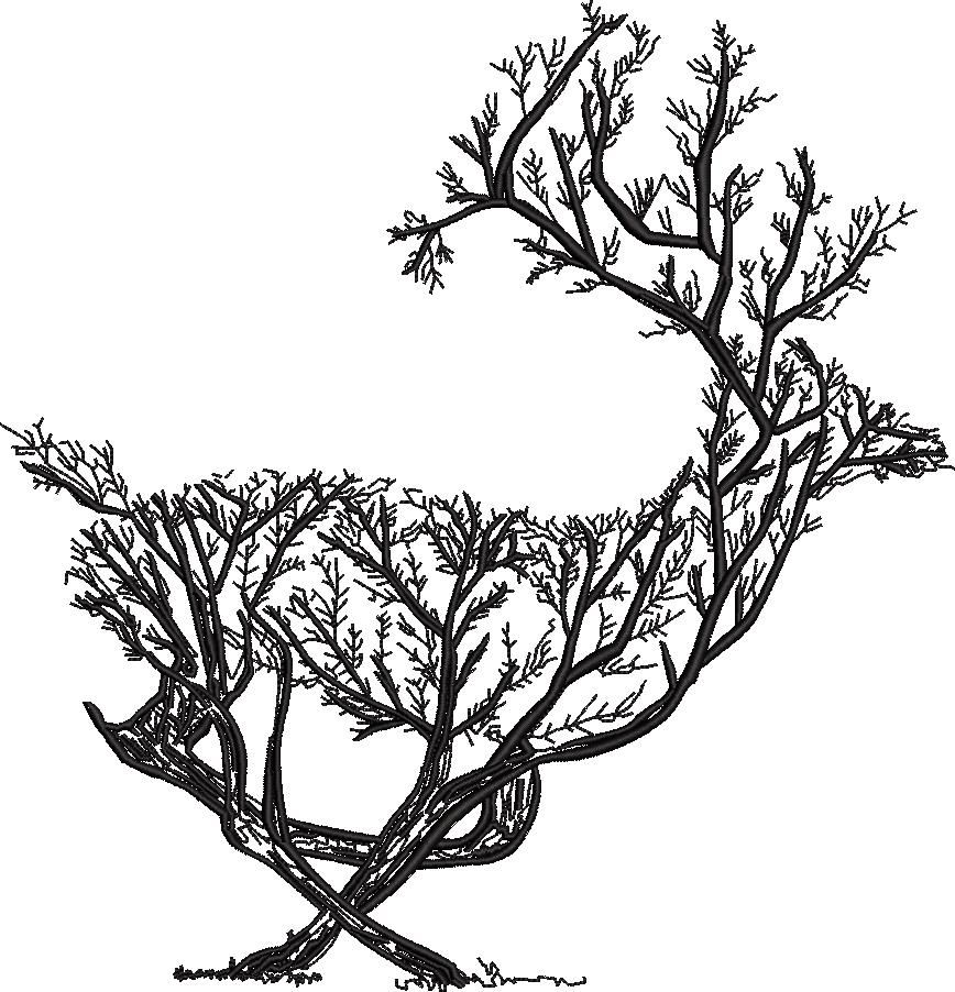 Deer Silhouette Deer Silhouette