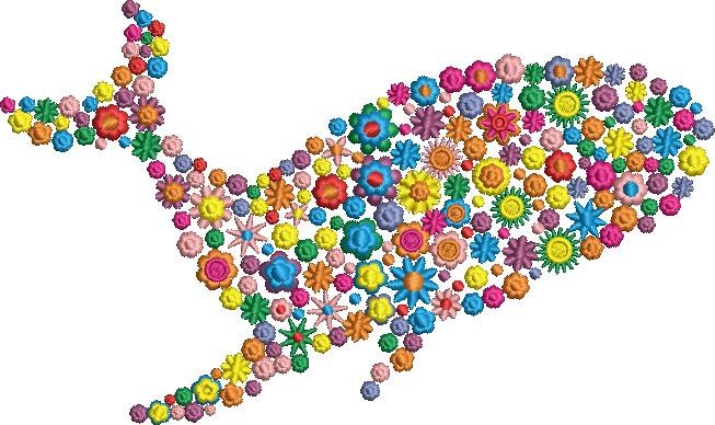 Floral Whale