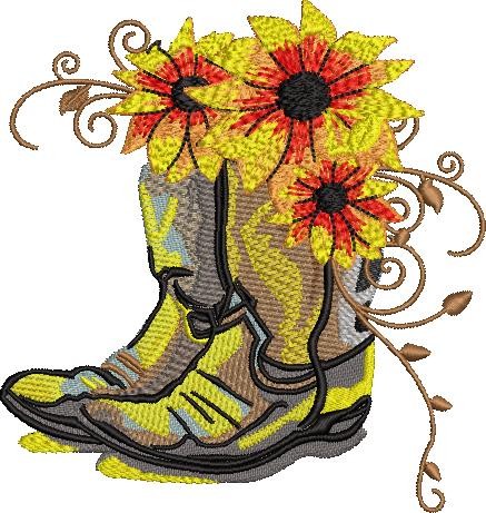 Flowers In Boots Flowers In Boots