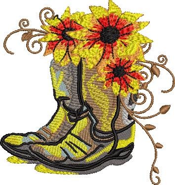 Flowers In Boots Flowers In Boots