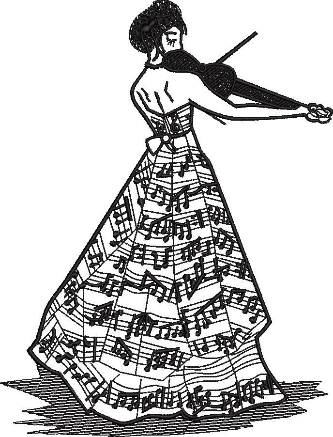 Girl Playing Violin