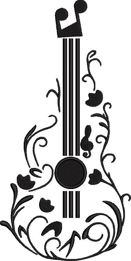 Guitar Floral