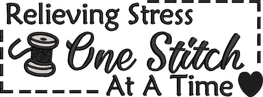 Relieving Stress One Stitch At A Time Relieving Stress One Stitch At A Time
