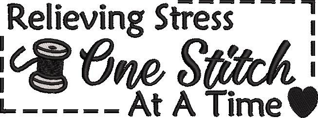 Relieving Stress One Stitch At A Time Relieving Stress One Stitch At A Time