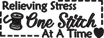 Relieving Stress One Stitch At A Time Relieving Stress One Stitch At A Time