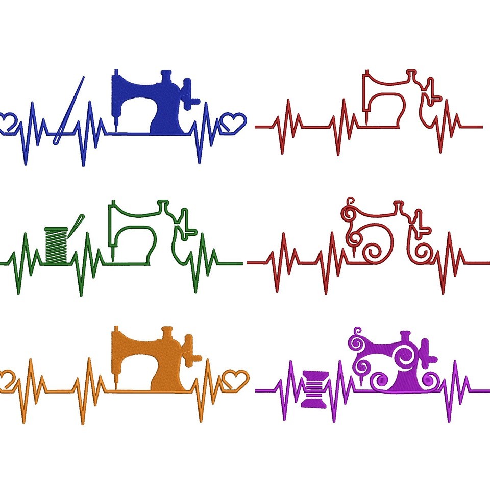 Sewing Machine Heart Beats Sewing Machine Heart Beats