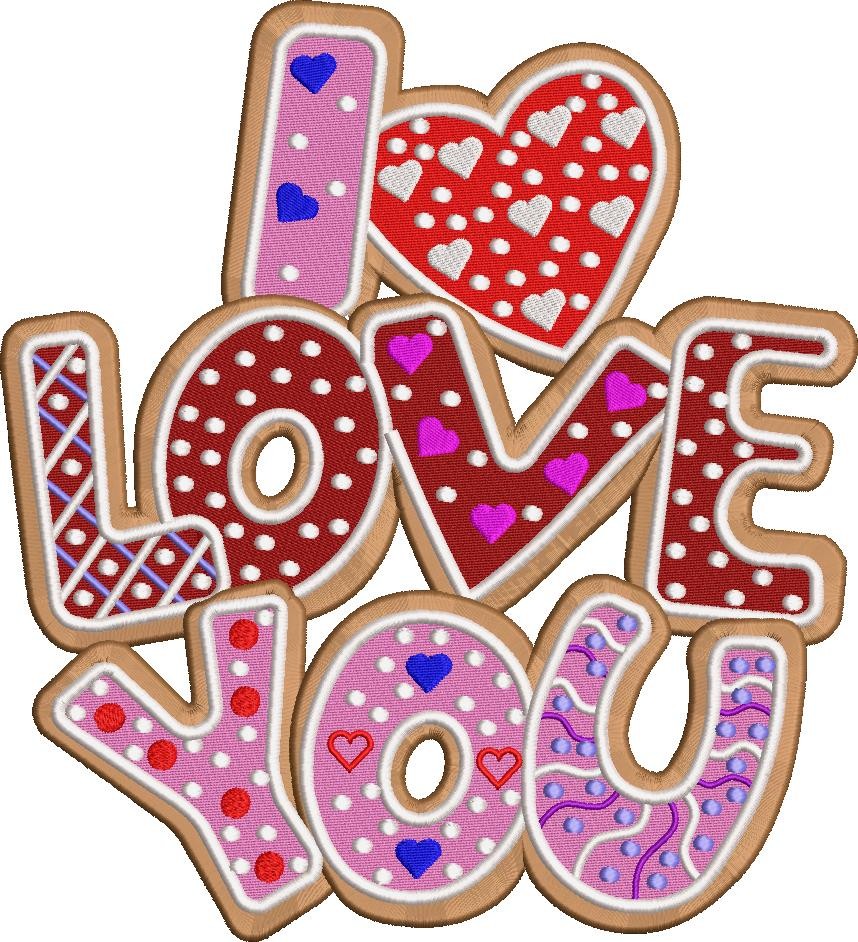 I Love You Pattern