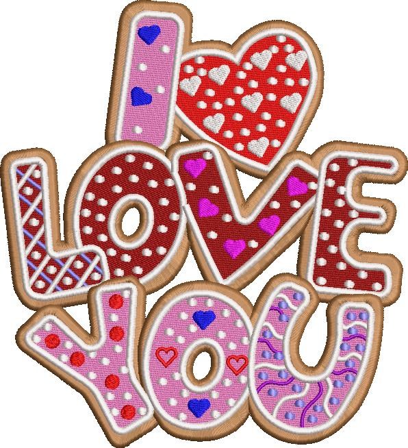 I Love You Pattern