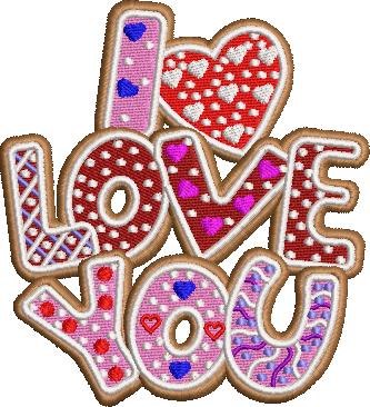 I Love You Pattern