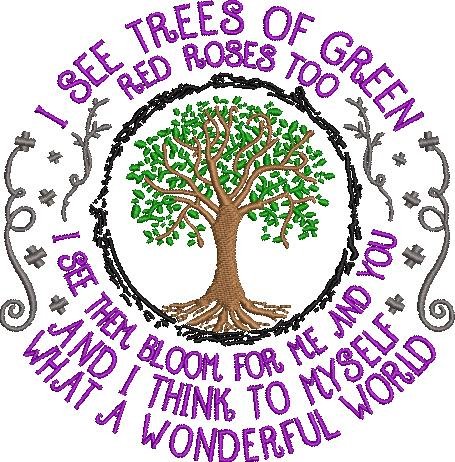I see tree of green red roses too colored