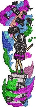 Girl With Books