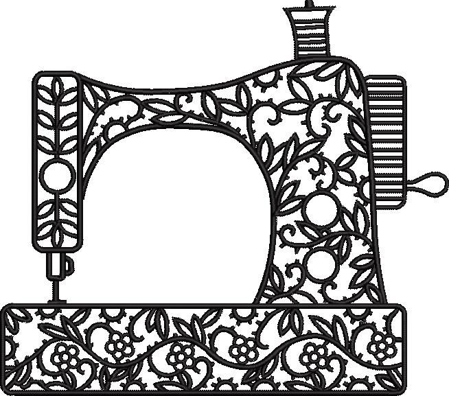Flower Machine Pattern