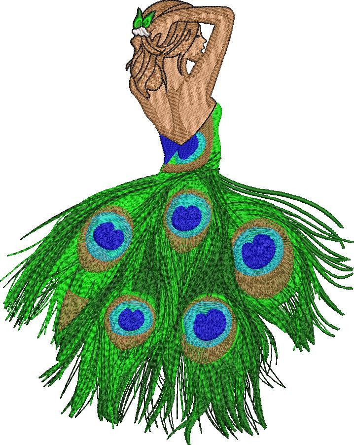 Peacock Girl