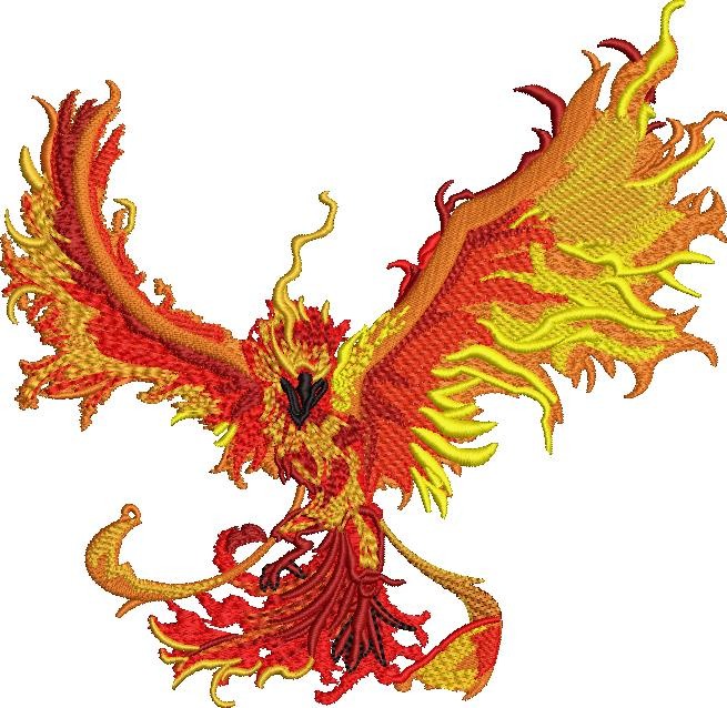 Red Phoenix Bird Red Phoenix Bird