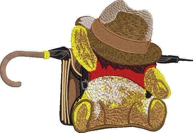 Honey bear Embroidery Design Honey bear Embroidery Design
