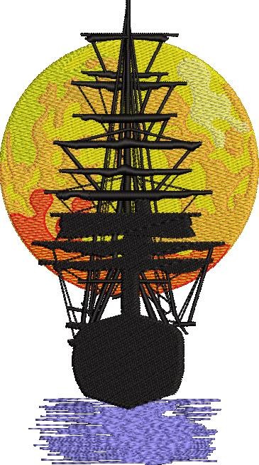 Nautical Wind Sailing Boat