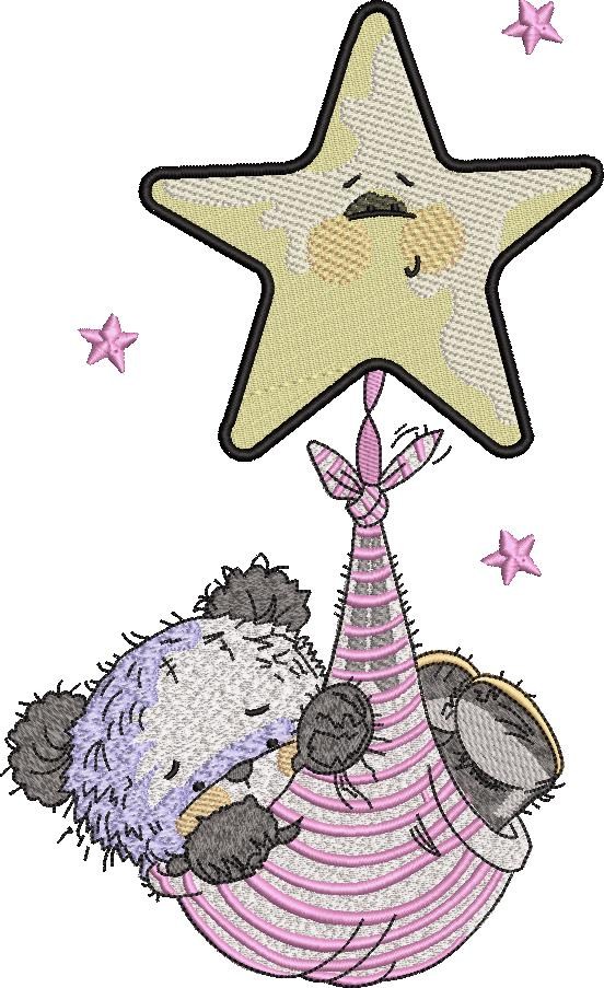 Bear Playing With Star Bear Playing With Star