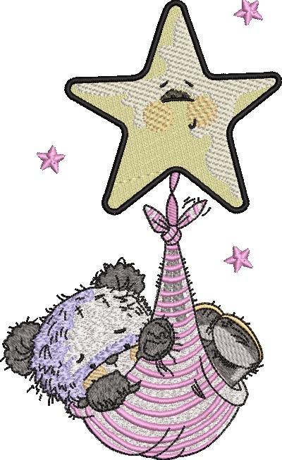 Bear Playing With Star Bear Playing With Star
