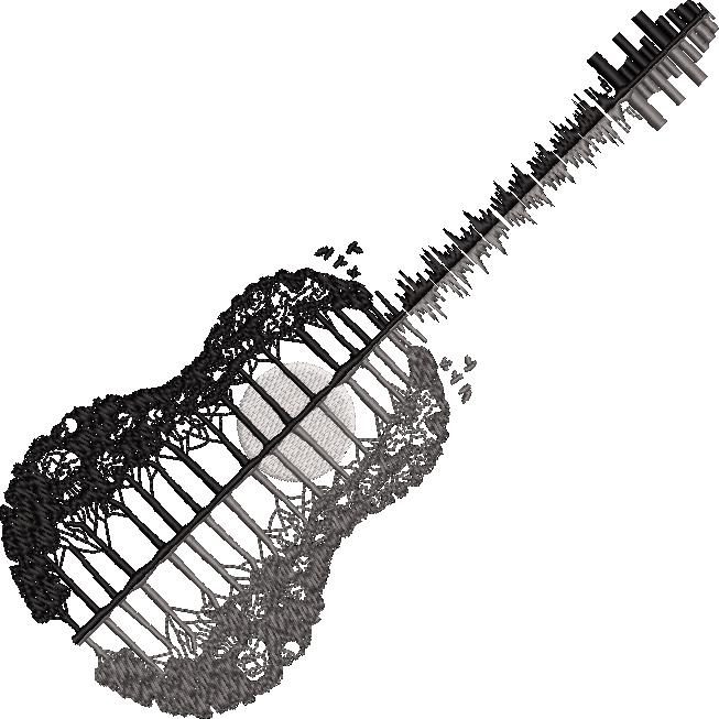 Moonset guitar