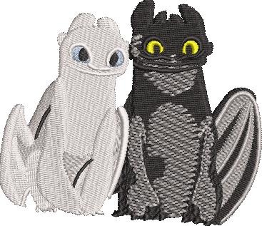 Toothless & Light Fury Toothless & Light Fury
