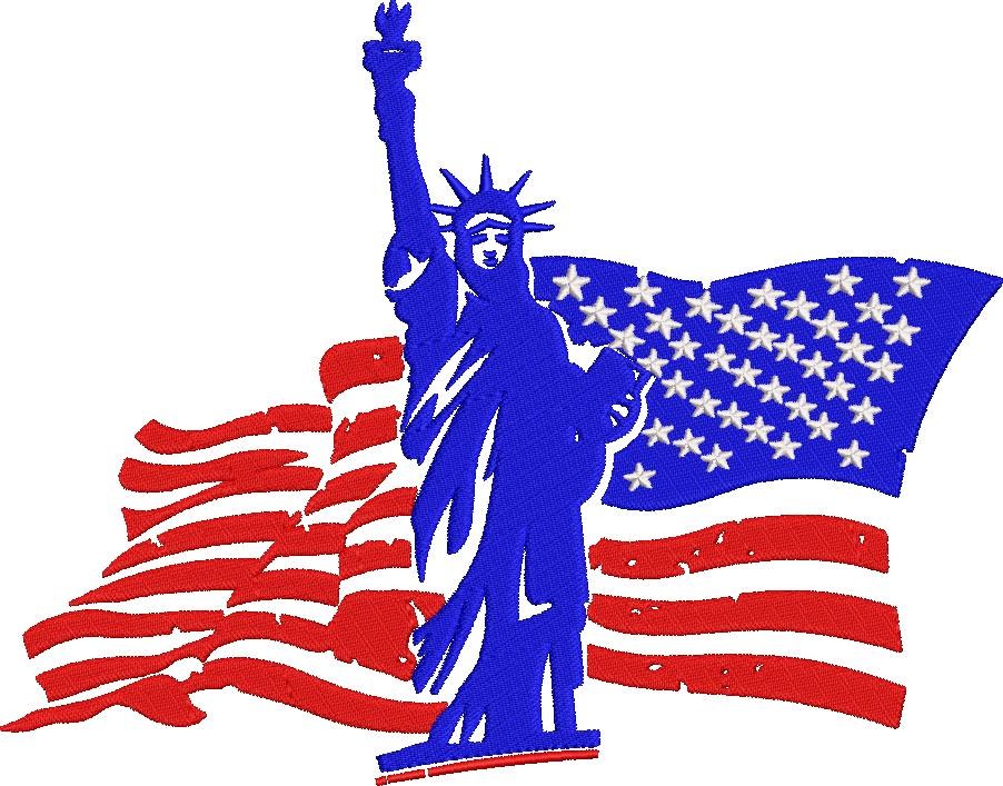USA Flag Statue Of Liberty USA Flag Statue Of Liberty
