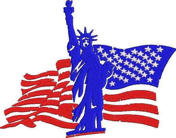 USA Flag Statue Of Liberty USA Flag Statue Of Liberty