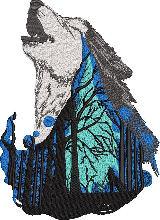 Wolf Forest Art Wolf Forest Art