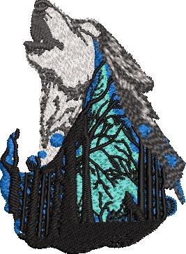 Wolf Forest Art Wolf Forest Art