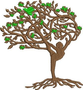 Yoga Woman Tree