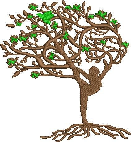 Yoga Woman Tree