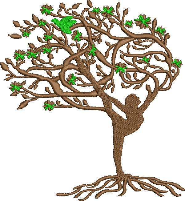Yoga Woman Tree