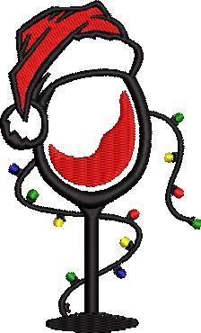 Christmas Wine Glass Christmas Wine Glass