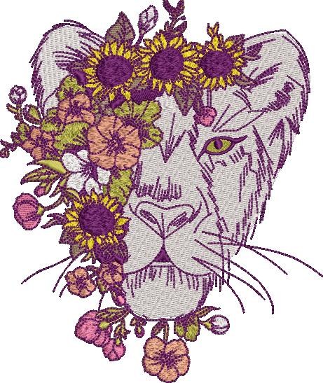 Floral Lion