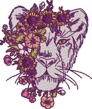 Floral Lion