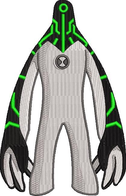 Alien Embroidery Design Alien Embroidery Design