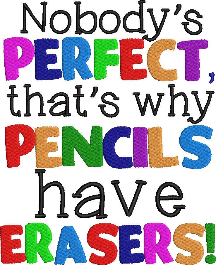 Nobody's Perfect Quote