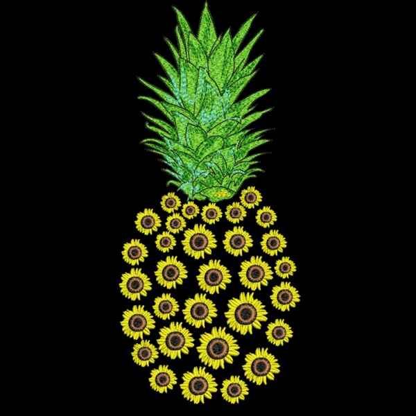 Floral Flower Pineapple