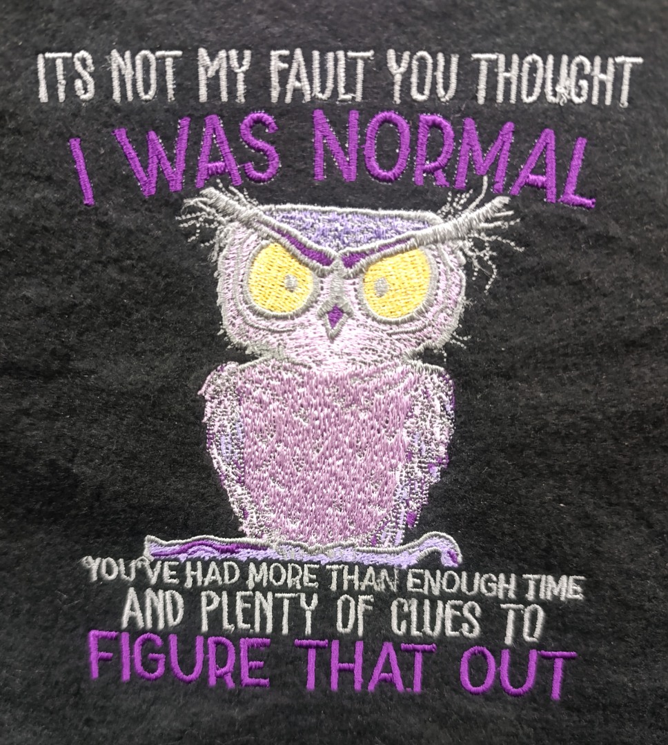 Not My Fault Owl Funny Quote Not My Fault Owl Funny Quote