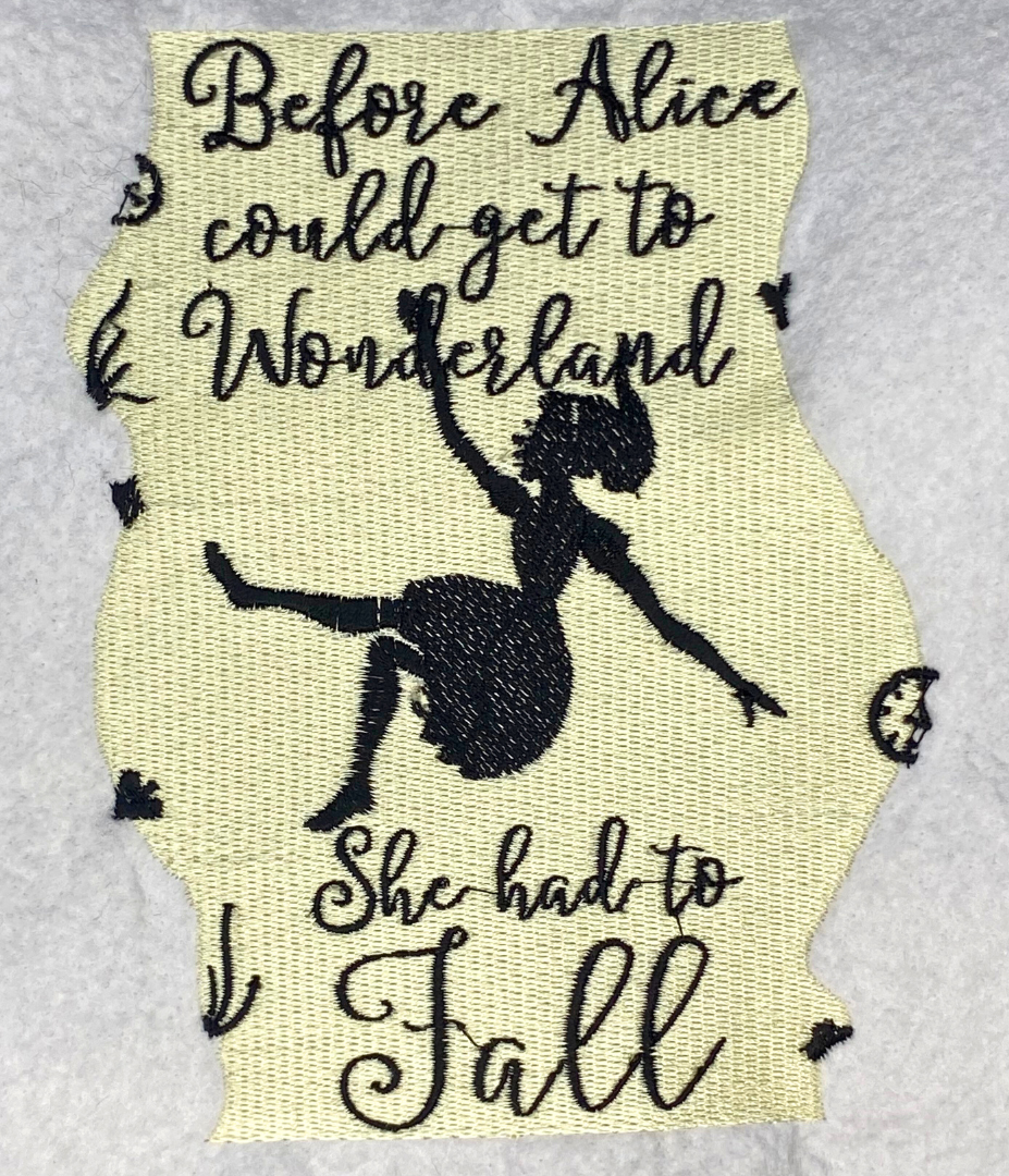 Whimsical Girl Falling Down
