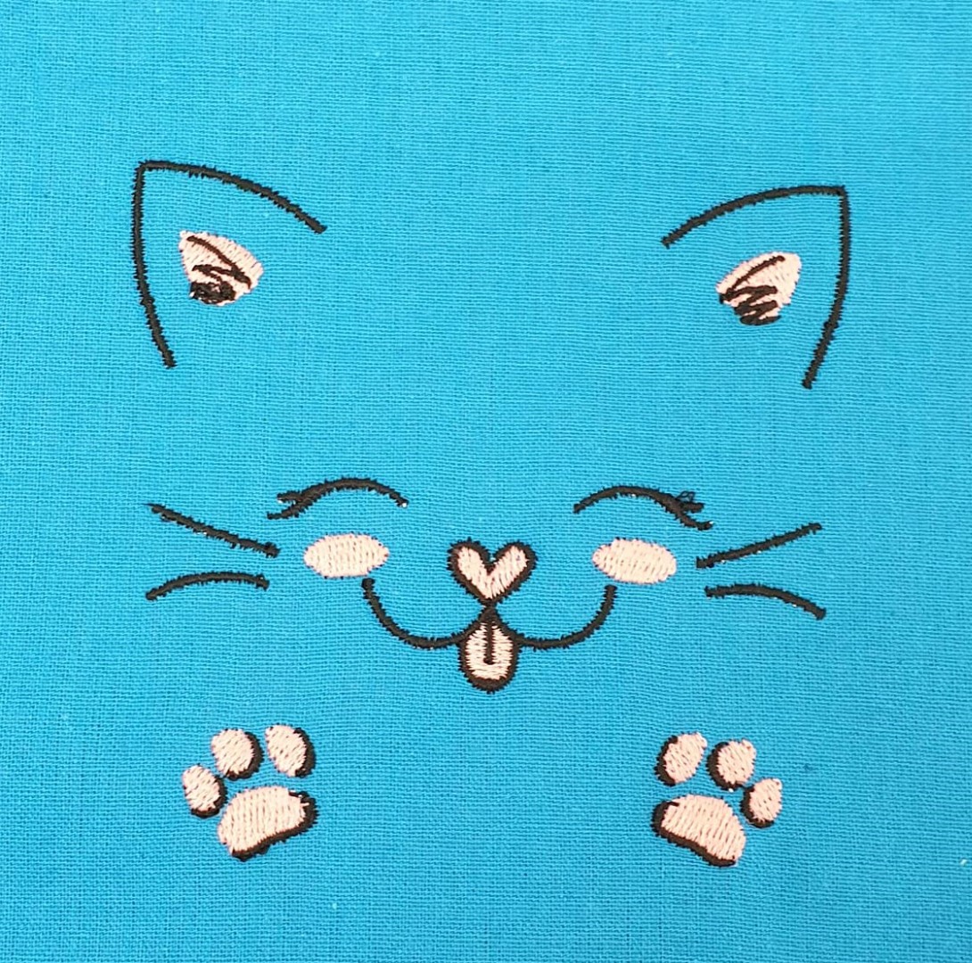 Cat Face And Paw