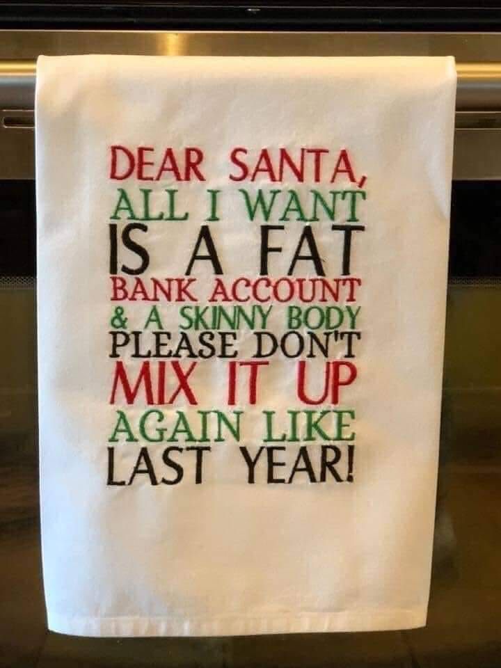 A Fat Bank Account And A Skinny Body Santa A Fat Bank Account And A Skinny Body Santa