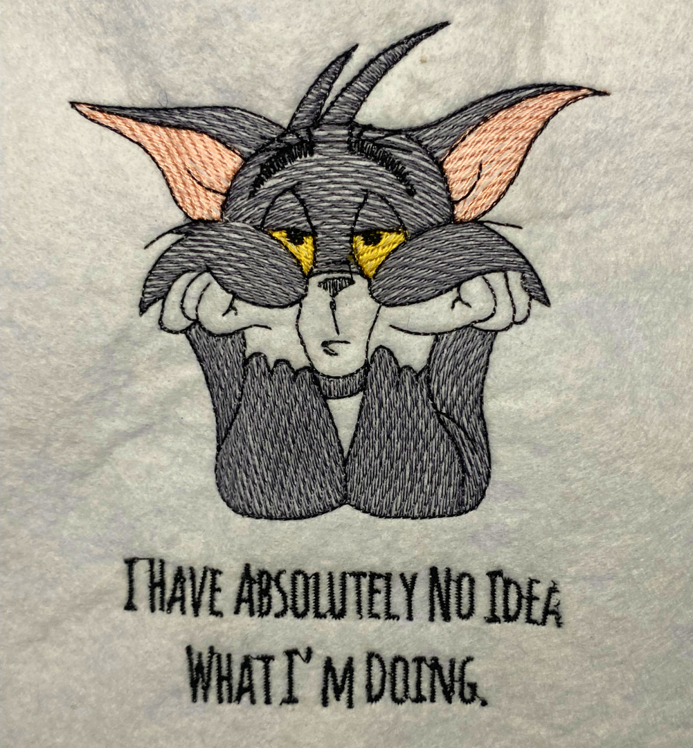 I Have No Idea Tom Cat