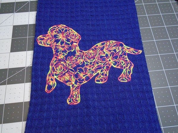 Floral Dog
