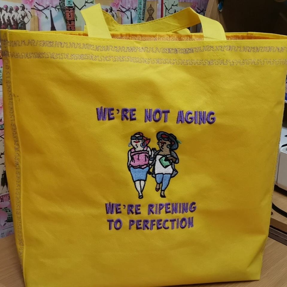 We're Not Aging Quote - Two Old Ladies We're Not Aging Quote - Two Old Ladies