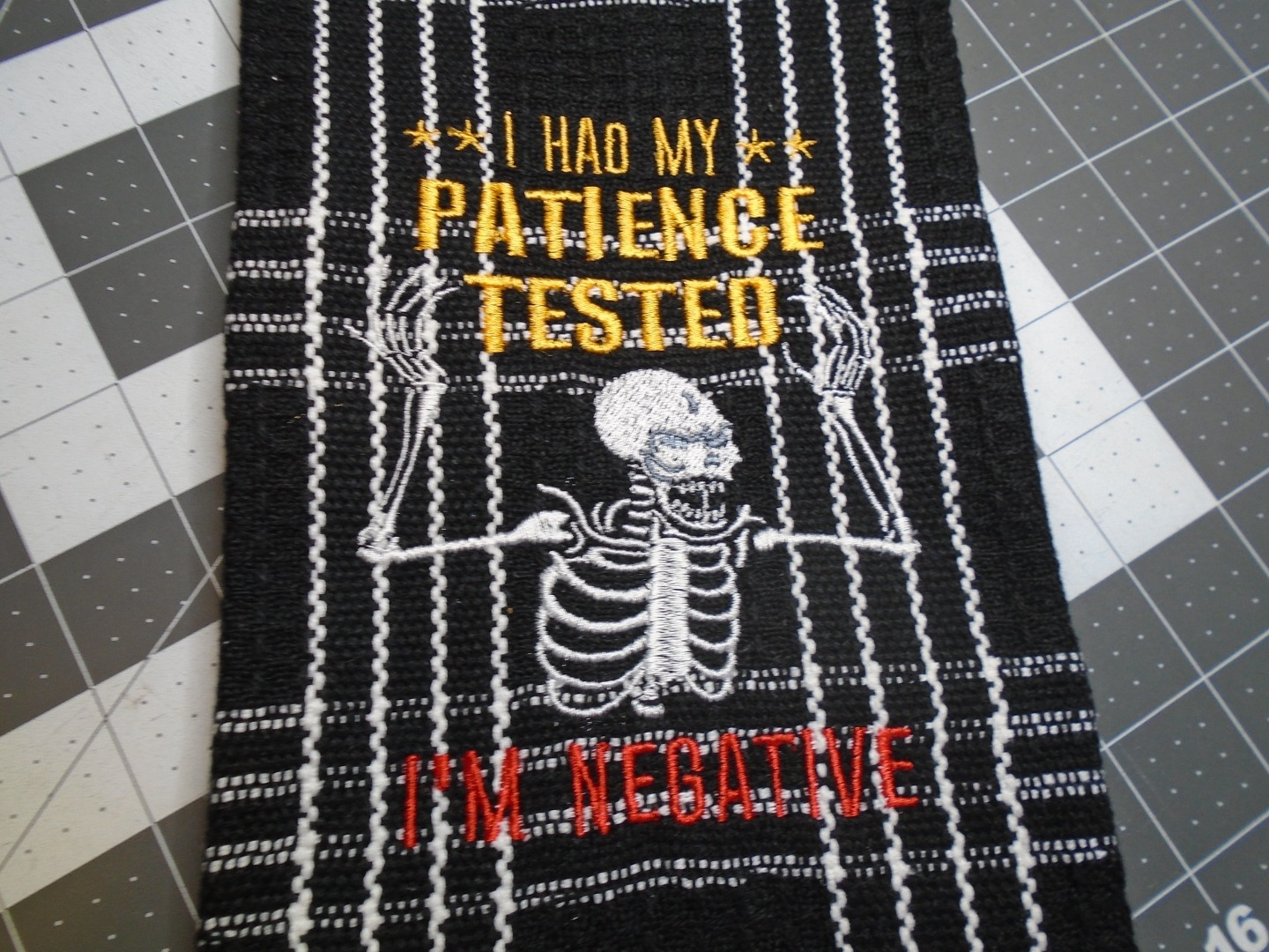 Patience Tested Skeleton Quote Patience Tested Skeleton Quote