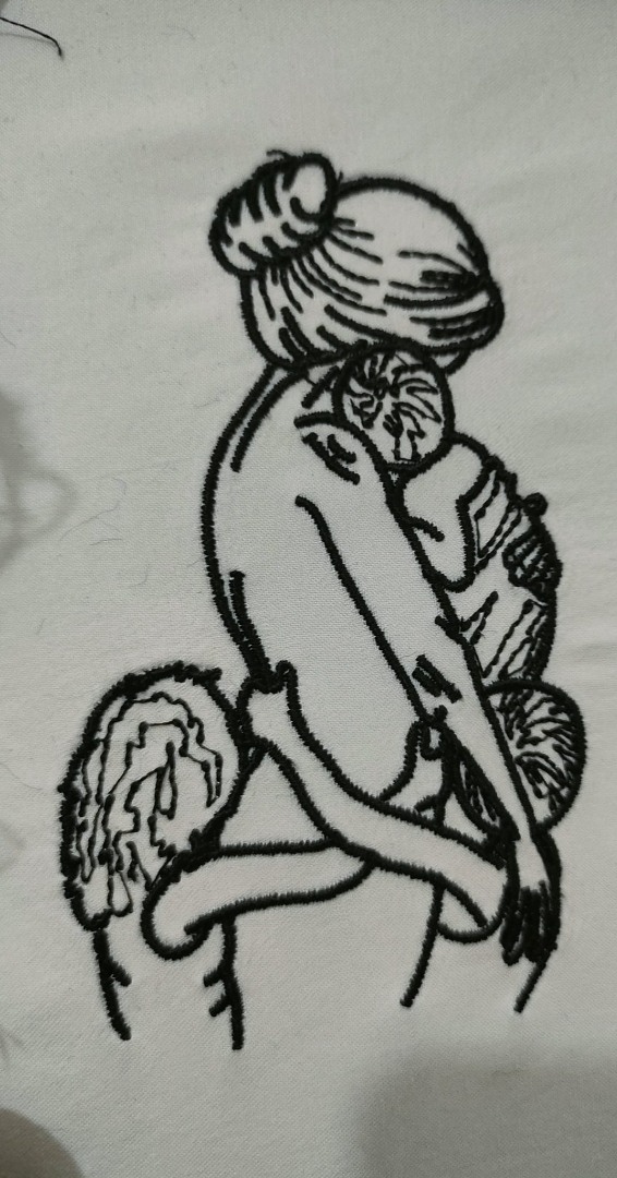 Mother With Kids Line Art Mother With Kids Line Art