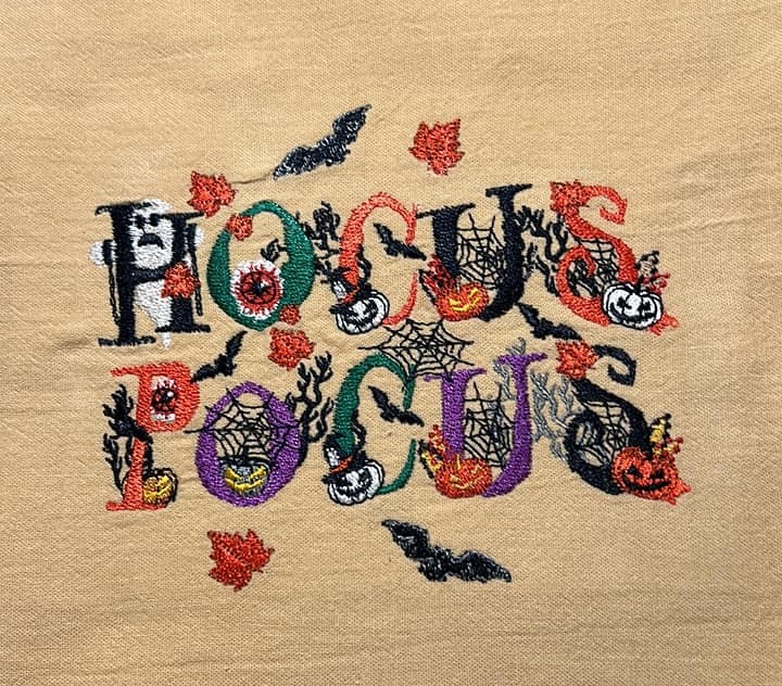 Word Art Embroidery Word Art Embroidery