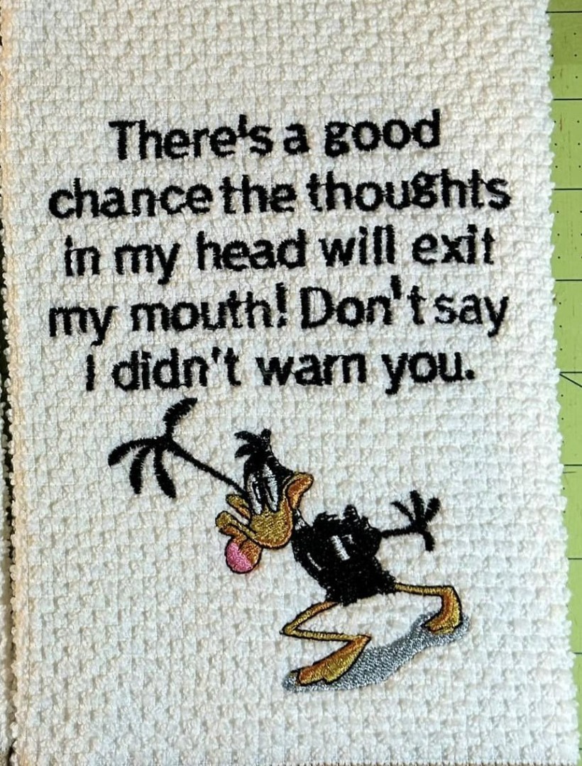 Good Chance Funny Duck Quote Good Chance Funny Duck Quote