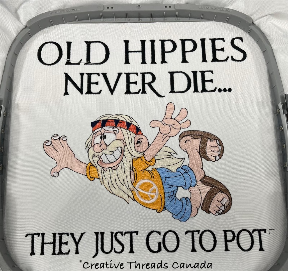 Old Hippies Never Die Quote