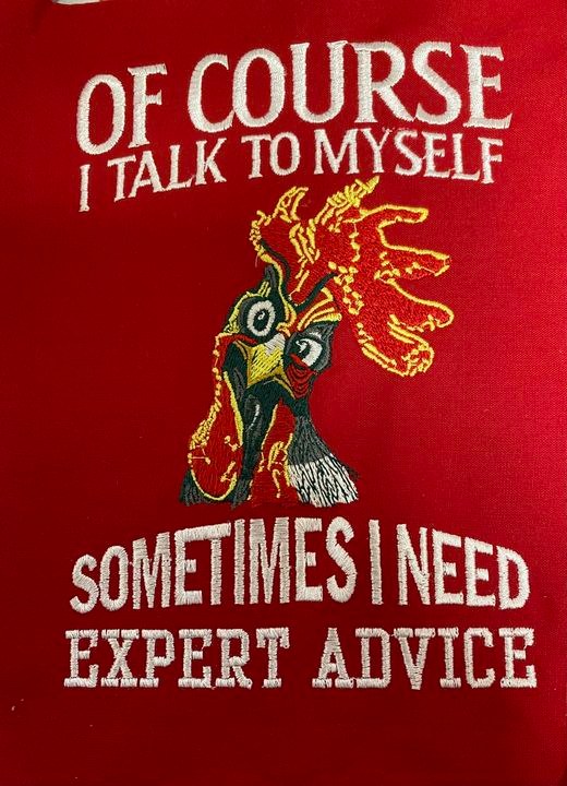 I Talk To Myself Funny Chicken Saying I Talk To Myself Funny Chicken Saying